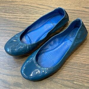 Tory Burch Eddie Smooth Patent Leather Ballet Flat size 7